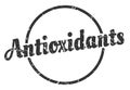 antioxidants sign. antioxidants round vintage stamp. Royalty Free Stock Photo