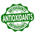 Antioxidants sign or stamp