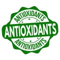 Antioxidants sign or stamp Royalty Free Stock Photo