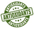 antioxidants stamp. antioxidants label. round grunge sign