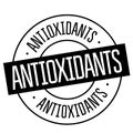 Antioxidants stamp on white