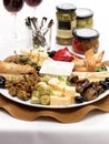 Antipasto with grilled vegetables and aioli Royalty Free Stock Photo