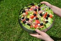 Antipasto salad Royalty Free Stock Photo