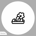 Antipasto vector icon sign symbol