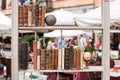 Antiquarian books on a regiment Royalty Free Stock Photo