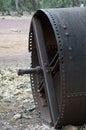 Antiquated farm equipment at homestead, Wilpena Pound, SA, Australia Royalty Free Stock Photo