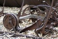 Antiquated farm equipment at homestead, Wilpena Pound, South Australia Royalty Free Stock Photo