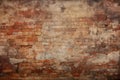 Antiquated Old brick wall. Generate Ai