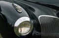 Antique American car front detail Royalty Free Stock Photo