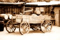 Antique american cart Royalty Free Stock Photo