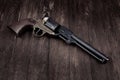 Antique american old west percussion revolver Royalty Free Stock Photo