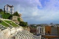 Antique amphitheater Plovdiv Bulgaria Royalty Free Stock Photo
