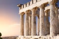 Antique Aphaia temple on Aegina Island, Greece