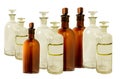 Antique apothecary bottles