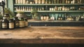 Antique Apothecary Bottles Amidst Dried Botanicals in a Witchy Herbalist's Kitchen