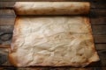 Antique appeal Old parchment paper evokes historical significance Royalty Free Stock Photo