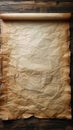 Antique appeal Old parchment paper evokes historical significance Royalty Free Stock Photo