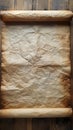 Antique appeal Old parchment paper evokes historical significance Royalty Free Stock Photo