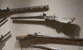 Antique Arabian Flintlock Rifle display at Metropolitan Museum of Art the Met