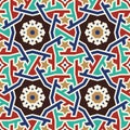 Antique Arabic Seamless Pattern Royalty Free Stock Photo