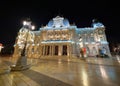 Antique architecture of the Palacio Consistorial in Cartagena, Spain