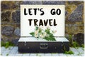 Let`s go travel illustration foto