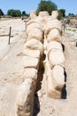 Antique Atlant statue in Valley of the Temples