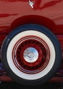 Antique Auto Spare Tire Royalty Free Stock Photo