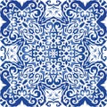 Antique azulejo tiles patchwork