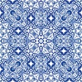 Antique azulejo tiles patchwork