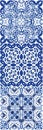 Antique azulejo tiles patchworks