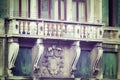 Antique balcony in Venice Royalty Free Stock Photo