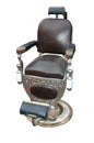 Antique Barber Chair Royalty Free Stock Photo
