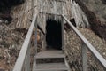 Exterior of an antique barn reconstruction Royalty Free Stock Photo