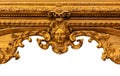 Antique baroque frame decoration with blank empty copy space - picture Royalty Free Stock Photo