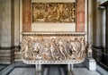 Antique bath in the Vatican Museum in Rome