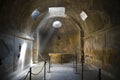 Antique baths in Pompeii, Italy