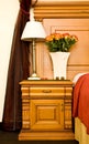 Antique bedside table Royalty Free Stock Photo