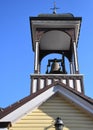 The antique bell tower on old firehouse Royalty Free Stock Photo