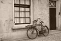 Antique bicycle Royalty Free Stock Photo