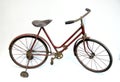Antique bicycle. Royalty Free Stock Photo