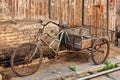 Antique bicyle in old town of Daxu. Guilin, Guangxi China Royalty Free Stock Photo