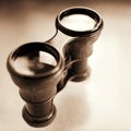 Antique binocular Royalty Free Stock Photo