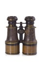 Antique binoculars Royalty Free Stock Photo