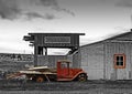 Antique Blacksmith Shop and Truck HDR Royalty Free Stock Photo
