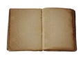 Antique Blank Open Book Royalty Free Stock Photo