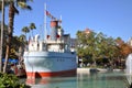 Antique Boat at Disney Hollywood Studios Royalty Free Stock Photo