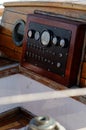 Antique Boat Instrument Panel Royalty Free Stock Photo