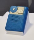 Antique Bolton Transistor Radio Metal Plastic Electronics Telecommunication Signals Audio Retro Design Lifestyle Products