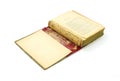 Antique book opened Royalty Free Stock Photo